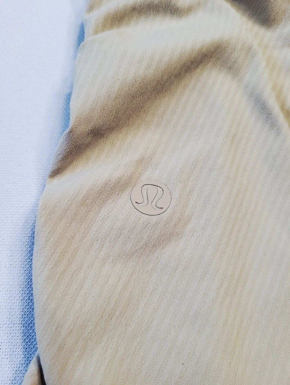 Lululemon Beyond The Studio Joggers Athleisure Tan/Cream/Khaki Women's Size 4